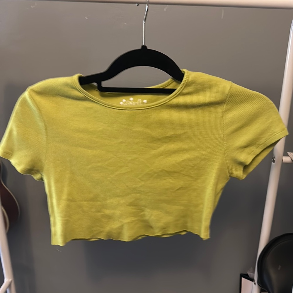 OgBabe green crop top